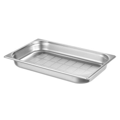 Kontejner GN 1/1 perforovaný, HENDI, Kitchen Line, GN 1/1, 9L, (H)65mm | 807125